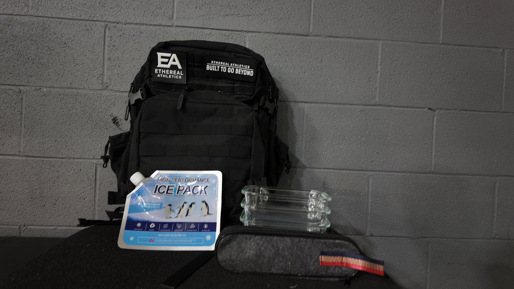 Ethereal Performance Pack 45L gym backpack, side view