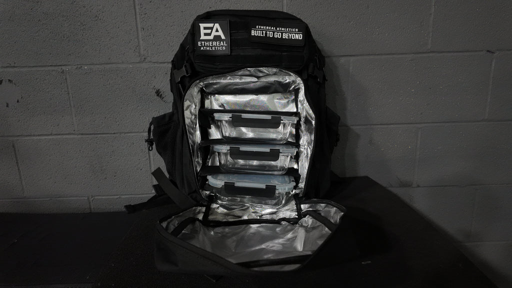 Ethereal Performance Pack 45L meal prep backpack by Ethereal Athletics